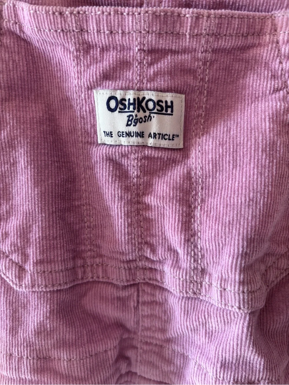 OshKosh B'gosh Mauve Corduroy Kids Overalls